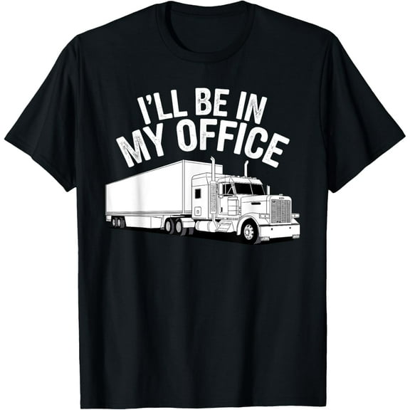 Playful Comfort Tee - Funny Trucker Art for Men Women Kids Trucking Truck Driver T-Shirt