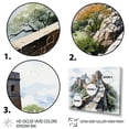 thumbnail image 3 of Designart "Serenity of Great Wall of China V" People Framed Wall Art - Global Grey China Art Hallway Framed Wall Art Decor, 3 of 6