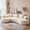 Beige, variant on 122" Oversized Curved Modular Sectional Sofa for Living Room,Beige Chenille Boneless Couch with Left Chaise,5 Throw Pillows,Extra Deep Seat