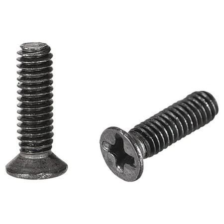 

Uxcell M2.5 x 4mm Phillips Screw Fasteners Black Zinc Plated 350 Pack