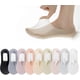 thumbnail image 1 of 9 Pairs Invisible Non-slip Ice Silk Socks, Thin Breathable Low Cut Inner Socks For Women Ultra Low Cut Liner Socks, 1 of 5