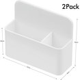 thumbnail image 3 of 2 Piezas de Caja de Almacenamiento Magnética, Portalápices Magnético, Portalápices de Pizarra Magnética con Compartimento para Refrigerador, Pizarra Blanca, Gabinete de Almacenamiento (Blanco), 3 of 5