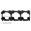 thumbnail image 2 of Soporte de batería Soporte Inicio Tienda de comestibles Células de batería Li Soporte de almacenamiento de plástico Espaciador 1x3 20 Piezas kenally EL5719-02B, 2 of 2