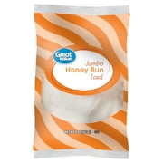 Great Value Jumbo Iced Honey Bun, 4 oz