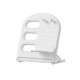 thumbnail image 2 of Organizador de escritorio con soporte para bolígrafos inclinado, compatible con tablero perforado, caja de almacenamiento de papelería de gran capacidad con diseño plegable (blanco) Rkxzt, 2 of 8