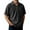 Black, variant on Men's Casual T Shirts Lightweight Short Sleeve With Zipper For Outdoor And Everyday Wear Stylish And Comfortable Everyday Shirt Men Cold Gear
