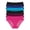HOT PINK/PURPLE/BLACK/TEAL/BLUE/BLACK, variant on . Women's Micro and Lace Hipster Underwear, 6-Pack, Sizes S-2X