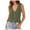 Army Green, variant on Vest Top for Women V Neck Half Button Tee Shirts Sleeveless Summer Tank Tops Sexy Loose Casual T-Shirt Hawaii Cami Top Plain Going Out Blouses Tunics Tanks Ladies UK