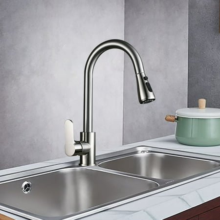 

Home Decor Bathroom Faucet with Pull Out Sprayer Pull-Out Sprayer Single Single Hole Rotag Sink Mixing Faucet House Warming Gifts New Home