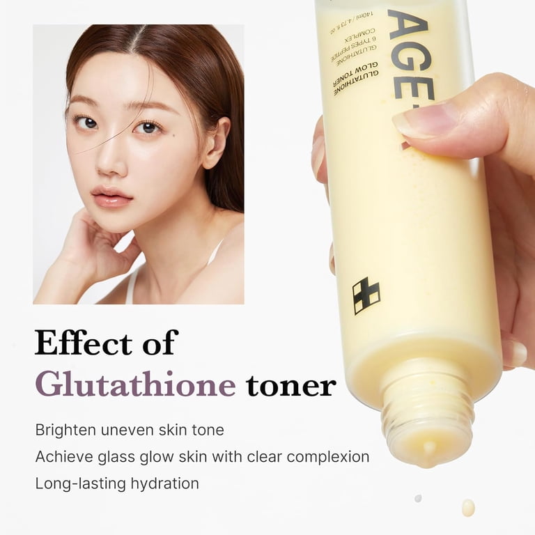 toner glutathione medicube Age-R Glutathione Glow Milky Toner, Low-Irritation Double Layer  Toner for Glass Glow Skin with Peptide, Even Skin Tone, Radiance,  Hydration, Korean Skincare