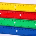 thumbnail image 5 of Denhf 2Pcs Colored Plastic Ruler, 12 Inch Solid Color Ruler with Centimeters and Inches, Shatterproof Straight Ruler for Home Office Supplies, Metric Ruler, Classroom Must Haves, 30cm, Random Color, 5 of 9