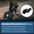 thumbnail image 6 of Neutral Gear Shift Assist for Harley Davidson Touring 2018-2025 for Harley Softail 2018+ Motorcycle Neutral Shift Assistant Auxiliary Bracket 20% Shifting Easier Black CNC, 6 of 7