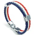 thumbnail image 3 of Hombres Mujeres Bandera Nacional Brazalete Brazalete Aficionados al fútbol - francés Sunnimix Brazalete del pun ¢ o de la bandera, 3 of 8