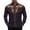 Dark Purple@GC@, variant on CONZONE Mens Western Cowboy Shirts Long Sleeve Buttons Down Shirts for Men Trendy Graphic Lapel Soft Lightweight Tops