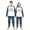 Shalom Menorah, variant on LuLiaMenton Matching Couples Christmas Pajamas Dachshund Dog Holiday Pjs Set, Womens S