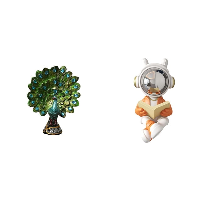 Elegante Colección De Esculturas De Astronautas Para Dormitorio, Oficina, Sala De Estar, Estantería, Decoración Del Hogar Y Centro De Mesa.