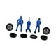 thumbnail image 1 of Figuras de pintadas a mano a escala 1:64, modelo de mecánico de automóviles, objetos de colección, dioramas, accesorios para fotografía de azul, 1 of 8
