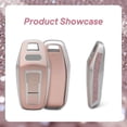 thumbnail image 4 of Key Fob Cover Compatible with Audi A3 A5 A5L A6 A6L Q6L Q6 RSQ6 RS6 SQ6 S6 E-tron 2025-2026 Crystal Diamond Keychain Case Holder Protector,Type-E-silver, 4 of 6