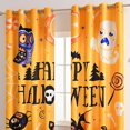 thumbnail image 4 of 2 unids/set de paneles de cortina, cortinas de sombreado ligeras y bonitas para el hogar para dormitorio, 11 Feliz Sencillez, 4 of 5