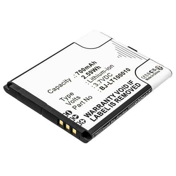 Batteries N Accessories BNA-WB-L3526 Cell Phone Battery - Li-Ion, 3.7V, 700 mAh, Ultra High Capacity Battery - Replacement for Panasonic BJ-LT100010 Battery