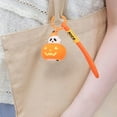 thumbnail image 6 of Funny Ghost Bag Charm Purse Key Chain Glow in the Dark Cute Mini Pumpkin Ghost Halloween Miniature Boo Basket Stuffer Party Favor, 6 of 6