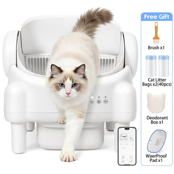 ECORUI Self Cleaning Litter Box: A Safe, Spacious, and Convenient Solution for Multi-Cat Homes  Key Features:  Generous Entrance: 16.5" x 16.5" entrance for easy access and exit, ensuring no claustro