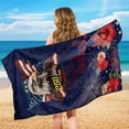 thumbnail image 5 of Bulopur 250th Anniversary of America Front Car Seat Cover Towel for Men Eagle Multifunction Car Seat Sweat Protector with Storage Bag for Holiday Athletic Towel Fit SUV Sedan Truck, 5 of 8