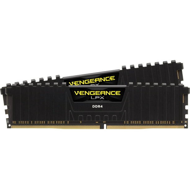 CORSAIR Vengeance LPX 16GB (2 x 8GB) 288-Pin DDR4 SDRAM DDR4 2400 (PC4  19200) Intel X99 and 100 Series Desktop Memory Model CMK16GX4M2A2400C16