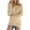 Beige, variant on WREESH Womens Fashion Sweatshirt Fuzzy Casual Crewneck Sweatshirt Solid Color Pullover Loose Fit Long Sleeve Tops T-Shirt Blouse Casual Pullover Tops Green