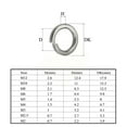 thumbnail image 4 of 480pcs 304 Stainless Steel Spring Lock Washer Assortment Set 9 Sizes - M2-M12, 4 of 11
