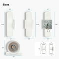 thumbnail image 4 of MW Lighting 12" Up & Down LED Cylinder Light Fixture, White Finish, 4 of 6