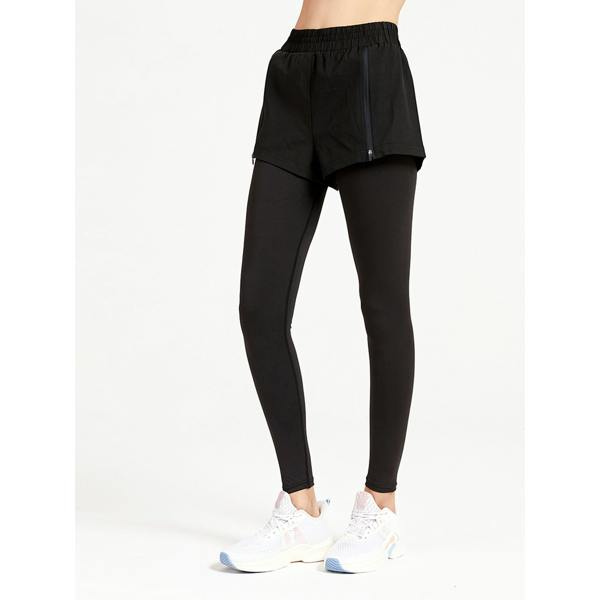 Running Leggings Shorts E Leggings Yeacher Women 2-in-1 - Main Image