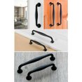 thumbnail image 3 of 96mm Black Door Handles for Kitchen Cabinets & Drawers, 20 Pack Rawiri, 3 of 6