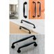 thumbnail image 3 of Manijas de puerta negras de 96 mm para gabinetes y cajones de cocina, paquete de 20, 3 of 6