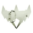 thumbnail image 2 of Texas Lonestar Lightning Bolt Belt Buckle Silver Chrome Finished Western Cowboy Rodeo Style, 2 of 2