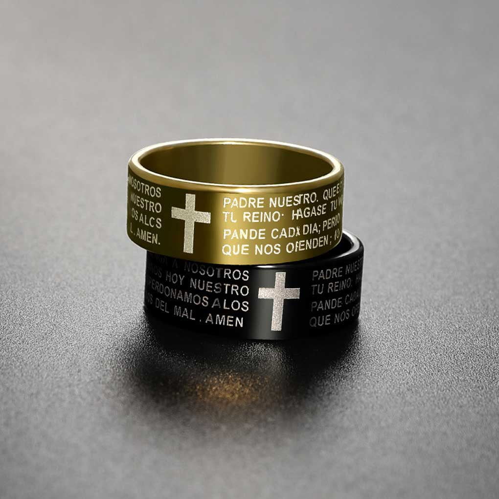 Traveling Hiking Men's Vintage Ring Portable Decors Simple Design