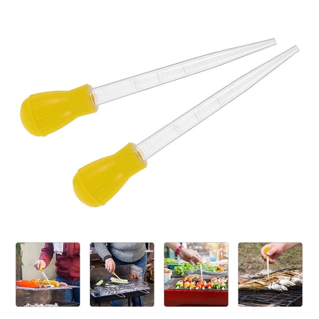 TEHAUX 2Ud Aplicador De Aceite Para Barbacoa Gotero Ideal Para Uso En Casa Y Grill