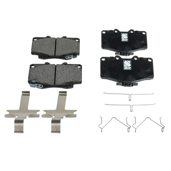 Brake Pad Set Compatible with 1990-1991 Toyota 4Runner 1989-1995 Pickup 4Cyl 6Cyl 2.4L 3.0L Front