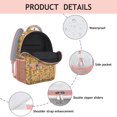thumbnail image 4 of Night Sky Waterproof Student Backpack - Artistic Tree Print Bookbag with Breathable Mesh Straps & Spinal Support for College Students, 4 of 5