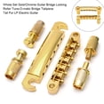 thumbnail image 4 of Eigraketly Puente de guitarra Cuerda decorativa Garra Cordal Firmeza Sillín de metal Accesorios mejorados Suministros de guitarras Llaves Pieza reemplazada Accesorios para instrumentos musicales Eigraketly OD025757-00, 4 of 6