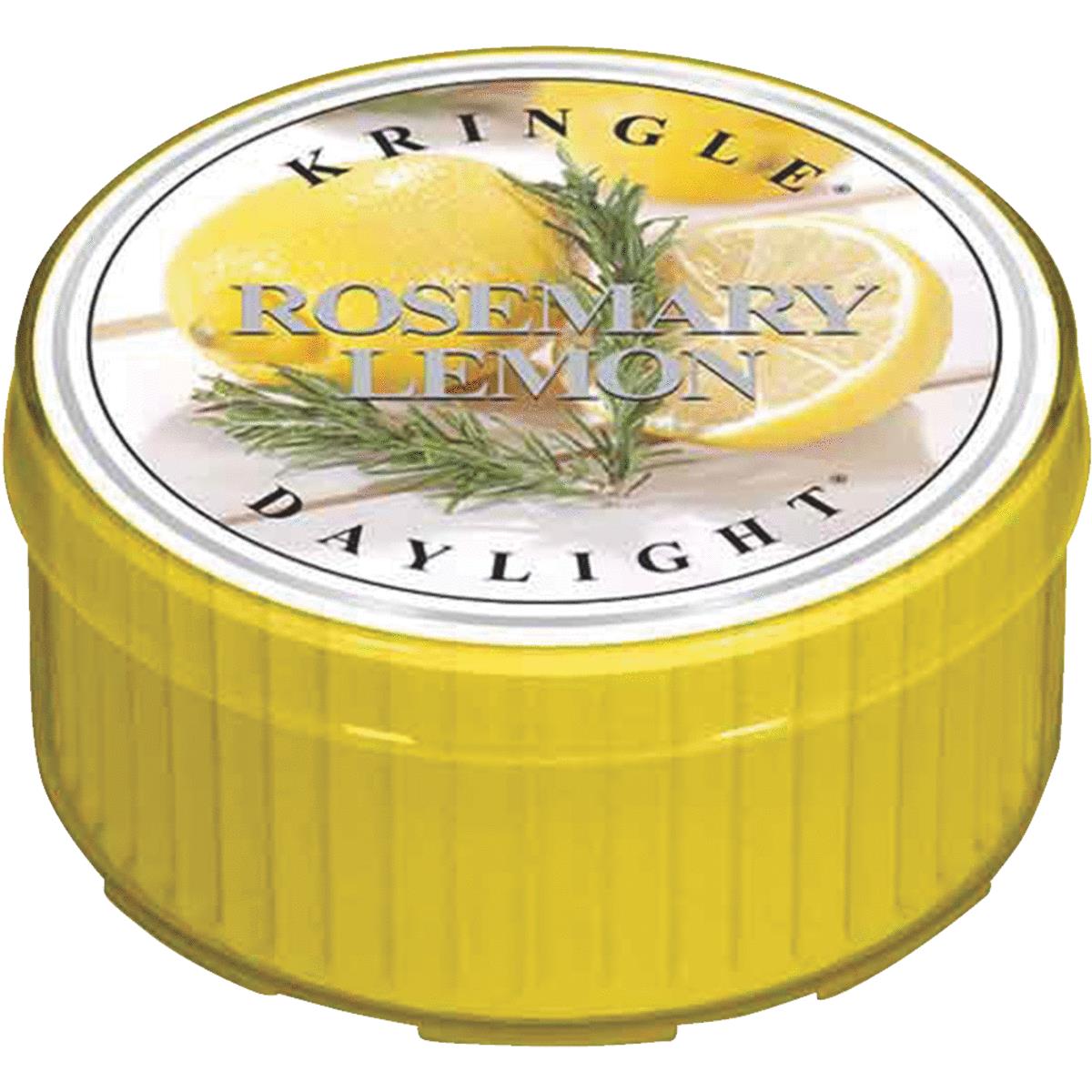 Kringle Candle Country Candle Rosemary Lemon Daylight Candle 0045