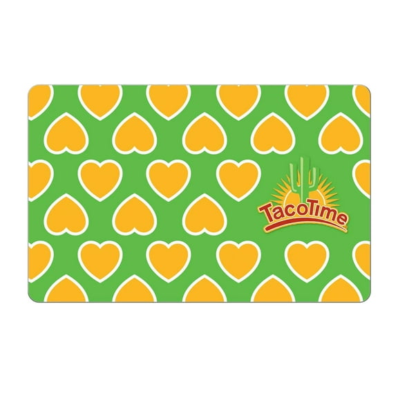 Taco Time $15 Thank You Heart eGift Card [Email Delivery]