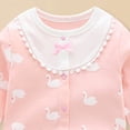 thumbnail image 5 of JFOPQVSM Newborn Baby Girl Clothes Preemie Fall Winter Floral Outfits Infant 0 3 6 12 18 Months Romper,Cute Babies Jumpsuits, 5 of 6