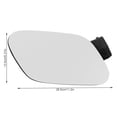 thumbnail image 4 of Ruiboury Bouchon de Réservoir de Carburant 5G0809999 Couvercle de Réservoir d'Essence en Plastique Couvercle de Réservoir d'Essence Auto Couverture en Acier Satiné Essence pour Golf 7 2014-2019, 4 of 8