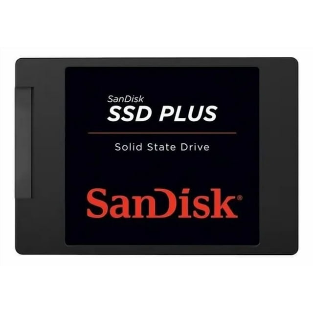 SanDisk SSD Plus - Disco Duro Interno (2 TB, SATA III, 6 GB/s, 2,5"/7mm, hasta 535 MB/s), 2 TB SDSSDA-2T00-G26