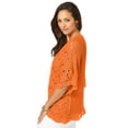 thumbnail image 3 of Jessica London Women's Plus Size Crochet Cardigan, 3 of 6