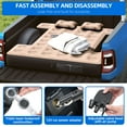 thumbnail image 3 of Dextrus Truck Bed Air Mattress for 5.5-5.8 ft Full-Size Truck Beds, Outdoor Inflatable Car Mattress Bed, Black&Brown, 3 of 8