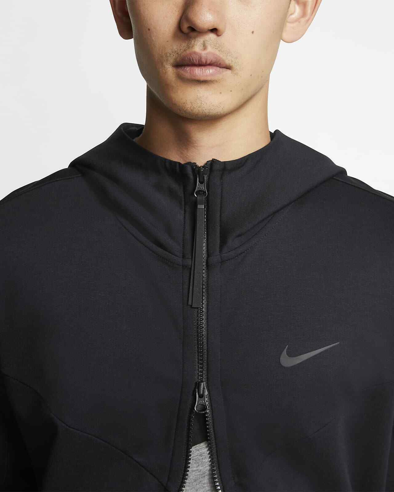 Nike Sportswear Tech Pack Men's Hooded Full-Zip Jacket (Black) Size XL - image 4 of 4