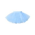 thumbnail image 2 of vastwit Girls Ballet Ballet Dance Tutu Skirts Crinoline Slip Petticoat Birthday Dress Up Underskirt Sky Blue L, 2 of 7