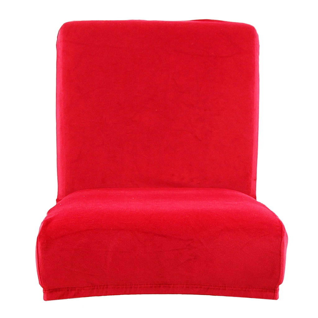 Stretch Short Low Back Chair Seat Cover Home Bar Counter Stool Slipcover 